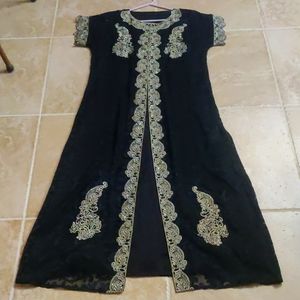Brocade kaftan maxi